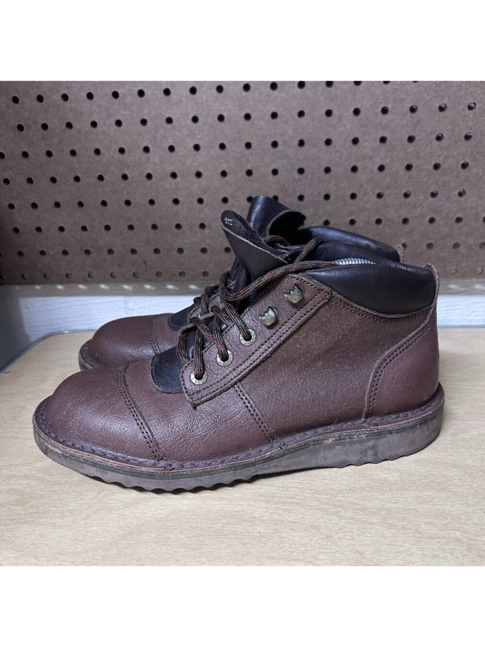 Jim Green African Ranger Brown Leather Ankle Chukka Boots Men’s Size 7.5